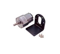 Moteur de réduction Moteur à engrenages 6V12V24V, Engrenage en métal à couple élevé à basse vitesse, Moteur à engrenages CC JGB37-520 for serrure électrique Mini robot DIY extrêmement Accessoires de b