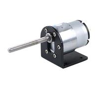 Moteur de réduction Moteur à engrenages CC avec support, vis filetée M6 37-520 à axe long Petite vitesse de régulation à basse vitesse 6v12v24v Moteur à courant continu extrêmement Accessoires de bric
