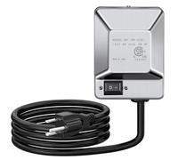 Moteur de rôtissoire électrique robuste 110 V 4 W avec capacité de charge maximale de 13,6 kg et interrupteur marche/arrêt, accessoires universels en acier inoxydable pour rôtissoire extérieure