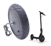 Moteur de scooter électrique avec pneus en caoutchouc plein, moteur de roue avant 350 W 36 V avec anti-déflagrant antidérapant pour scooter électrique M365 Pro