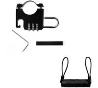 Moteur de scooter pour mini casque, alliage d'aluminium pour vélo avec mot de passe numérique, manille solide de protection (D)