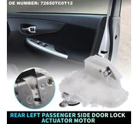 Moteur De Serrure De Porte Électrique De Remplacement Pour Honda Accord 10-12, Côté Passager Arrière Gauche, Assemblage De Verrou De Porte, Remplace Référence 72650Tc0T12, Blanc