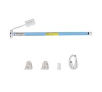 Moteur de store Zigbee rechargeable pour tubes de 17/25/28 mm, moteur de store intelligent, ouvre-rideau automatique App/langue/télécommande, hub Tuya Zigbee nécessaire (moteur, pas de télécommande)