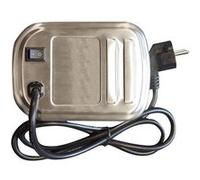 Cook’in Garden - Moteur Tournebroche Électrique en Inox, 220 Volts, Compatible avec Broche AC296, Accessoire Barbecue pour Viande et Volaille, Résistant et Fiable, Usage Extérieur
