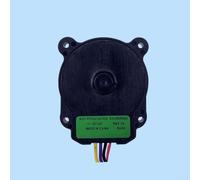 Moteur de ventilateur 12 V DC 1 A pour réfrigérateur radiateur avec arbre de 28 mm et connecteur bleu-blanc pour modèles EAU65058502 et RFD3410A102A