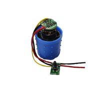 Moteur de ventilateur Brushless Turbo DC9-12V/7-24V 100000RPM, moteur Brushless Canalisé à Turbine en alliage d'aluminium à Grande Vitesse avec Régulateur de Vitesse, haute Performance (12V Type2)