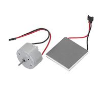 Moteur de ventilateur de cheminée à chaleur avec plaque de production d’électricité, moteur de ventilateur de poêle de remplacement universel pour cheminée à bois, construction en