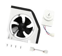 Moteur de ventilateur de condensateur de réfrigérateur à échange rapide, pièce de rechange, Texture en plastique solide, adapté à plusieurs modèles de ventilateur de condensateur