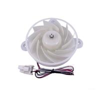Moteur de ventilateur de réfrigérateur DA31-00345A à faible bruit, partie de refroidissement axial, 12 V, ajustement direct pour réparation d'unité de condensateur de réfrigérateur Samsung
