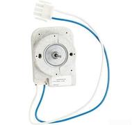 Moteur de ventilateur d'évaporateur de réfrigérateur 115 V Pièce de rechange pour systèmes de refroidissement - Unité de soufflerie silencieuse Finition métal argenté Taille standard