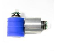 Moteur de ventilateur haute vitesse sans balais 12 V CC avec bobine de cuivre pur et boîtier en alliage de zinc, moteur de ventilateur turbo pour applications industrielles, souffleur de poussière