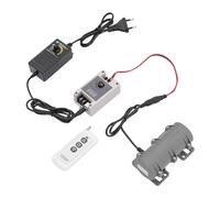 Moteur de vibration CC 12 V, mini moteur de vibration 0-3800 tr/min double moteur électrique excentrique avec régulateur de vitesse pour lit de massage et chaise et machines industrielles