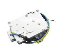 Moteur de vidange standard pour machine à laver et interrupteur de soupape, pièce de rechange directe, facile à installer, design à 2 trous, blanc