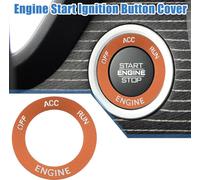 Moteur Démarrage Butoir Allumage Bouton Autocollant pour dodge Durango Orange