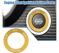 Moteur Démarrage Butoir Allumage Bouton Decal pour dodge Durango Doré Ton