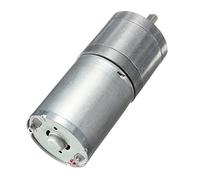 moteur d'engrenage DC, Moteur à engrenages CC JGA25-370 25GA-370 6/12/24 V 0,15-0,42 A 25 mm 4 x 8 mm arbre 12-1360 tr/min(6v,35rpm)
