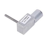 Moteur d'engrenage - Moteur de réduction DC12V à verrouillage automatique, câblage réversible, arbre de sortie verticale pour les ouvre-fenêtres, M6 x 50 mm Thread en aluminium en (type 1)