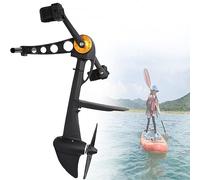 Moteur d'entraînement au pied, système d'alimentation au pied de kayak, système de gouvernail d'entraînement au pied Paddle gonflable pour la chasse à la pêche pour adultes et enfants