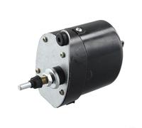 Moteur d'essuie-glace 12 V avec lame pour bateau de pêche, caravane, camping-car - Type compatible avec les tracteurs Jeep UTV - Noir 300 mm Assemblage grattoir d'angle 45-120 ° Diamètre de l'arbre 6