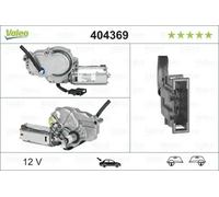 Moteur d'essuie-glace arrière 404369 VALEO pour VW SEAT