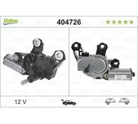 Moteur d'essuie-glace arrière 404726 VALEO pour VW POLO