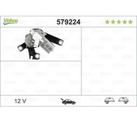 VALEO 579224 Moteur d'Essuie glace Arrière PEUGEOT 206, 206 +