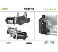 Moteur d'essuie-glace VALEO 579738