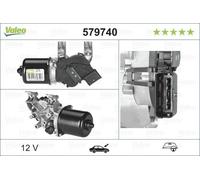 Moteur D'Essuie-Glace Citroën C3 03-10 (579740) OEM Valeo