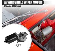 Moteur D'Essuie-Glace Pour Pare-Brise, Moteur D'Essuie-Glace Avant Pour Jeep Wrangler 2007-2017, En Métal, Réf. 68002388Aa, Noir Et Argent