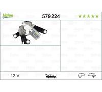 Moteur d'essuie-glace VALEO 579224 Rear for PEUGEOT