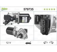 Moteur d'essuie-glace VALEO 579735 Front for RENAULT