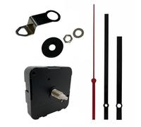 Moteur d'horloge à quartz pour cadrans à 24 heures - Aiguilles longues Single Pack Noir