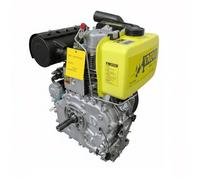 Moteur Diesel 18CV 660cc mono cylindre vertical avec sortie 1''(25.4mm) + Démarrage Electrique