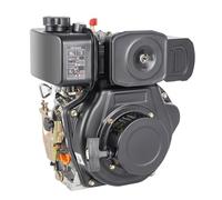 Moteur diesel 4 temps 3,6 kW - Démarrage manuel - Moteur à essence refroidi par air - Moteur monocylindre - Moteur d'entraînement - Injection directe - Réservoir de 0,25 l - Pour pompe à eau