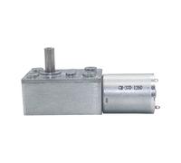 Moteur DIY 12V 24V Dc Mini Moteur, JGY370 DC Worm Gear electronic starter, High Torque electronic starter, 12 Volt Toy Boat Mini Rc Boat Moters, Pumps electronic starter ZFUGEDRLI (Color : 24v, Size