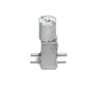 Moteur DIY DC 6V 12V 24V 370 Moteur à couple élevé, moteur à vis sans fin à turbine, for robot de verrouillage électronique, moteur à engrenages JGY370 DC, moteur de pompes(66,12VDC)