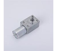 Moteur DIY JGY-370 Moteur à engrenage à vis sans fin, Moteur à basse vitesse 6V 12V 24V, Mini moteur à couple élevé, Moteur autobloquant, 6rpm-375rpm, Moteur de pompes(6v,6)