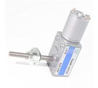 Moteur DIY JGY370 Moteur à courant continu, moteur à engrenages à courant continu à roue et à vis sans fin, CW/CCW, moteur à couple élevé, tige de poussée de moteur à tige de levage, moteur de pompes(