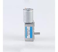 Moteur DIY JGY370 Moteur à engrenages à courant continu, petit moteur à basse vitesse, moteur à courant continu 24v 12v 6v, engrenage à vis sans fin à angle droit, moteur à couple élevé, moteur de pom