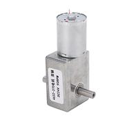 MOTEUR DRC DUC 24V | Équipement hélicoïdal en laiton et boîtier en aluminium | Direction de rotation réglable pour l'ouverture de la fenêtre/ouvre-porte/petit treuil | (90RPM)