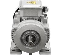 Moteur électrique, 1,5 kW, courant triphasé, bobine de cuivre pur, argent, 19mm