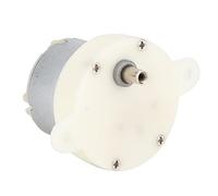 Moteur Électrique 12V DC, Couple Élevé, 3RPM, 500TB, Moteur Professionnel Blanc - Durabilité Maximale, Faible Bruit, Usage Polyvalent Voiture et Bateaux