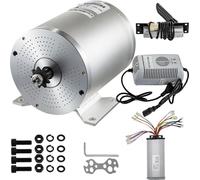 Moteur électrique - 48V moteur à courant continu - 1800 Watt - moteur sans balais contrôleur & chargeur & pédale - pour go-karts trottinettes