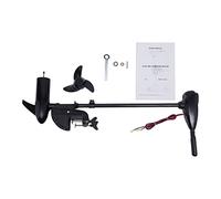 Moteur Électrique 55 lbs - 1850 kg Puissance de Poussée 800W avec Batterie LED 12 V Résistant à l'Eau de Mer, Petits Bateaux de Différents Matériaux, tels que Bateaux Gonflables, Fer, Plastique, Bois
