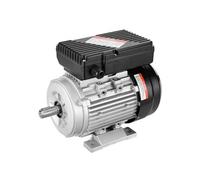 VEVOR Moteur électrique 0,55 kW moteur de compresseur d'air monophasé, 1400 tr/min, CA 220-240 V, 4,5 A, cadre 80, B3, arbre à clavette 19 mm, rotation CW/CCW pour machines agricoles et équipements