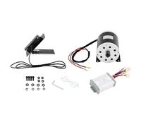 Moteur électrique 800 W 36 V CC avec contrôleur, 2800 tr/min Brushless pour kit de moteur de vélo, kart et scooter électrique, pédale et accessoires de montage inclus