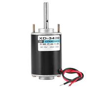 Moteur Électrique à Aimant Permanent CW/CCW 12V/24V 30W à Grande Vitesse (12V 3500RPM)