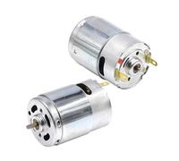 Moteur électrique à balais de carbone RS385 09400, remplacement des opérations à faible bruit, adapté aspirateurs et projets de balais de charbon de ventilateur, conception compacte