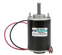 Moteur Electrique à Courant Continu 12/24V 30W，Jectse XD-3420 Mini Moteur à Courant Continu à Aimants Permanents Réversible CW/CCW Electrique Grande Vitesse Faible Bruit(12V 3000RPM)