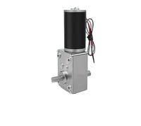 Moteur électrique à double arbre 12 V/24 V, moteur électrique haute vitesse, 8000 tr/min, réducteur de boîte de vitesses à angle droit, application droite (moteur uniquement, 470R, 12 V)